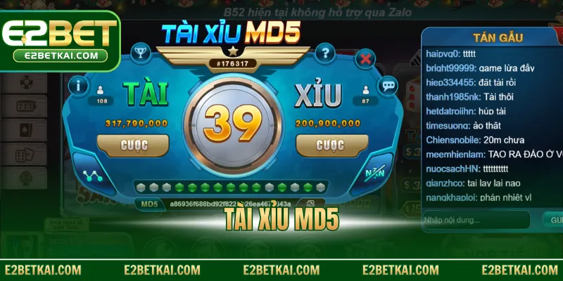 Tài Xỉu MD5 – Trải Nghiệm Cược Cực Nhanh, Minh Bạch